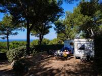 Emplacement caravane vue mer