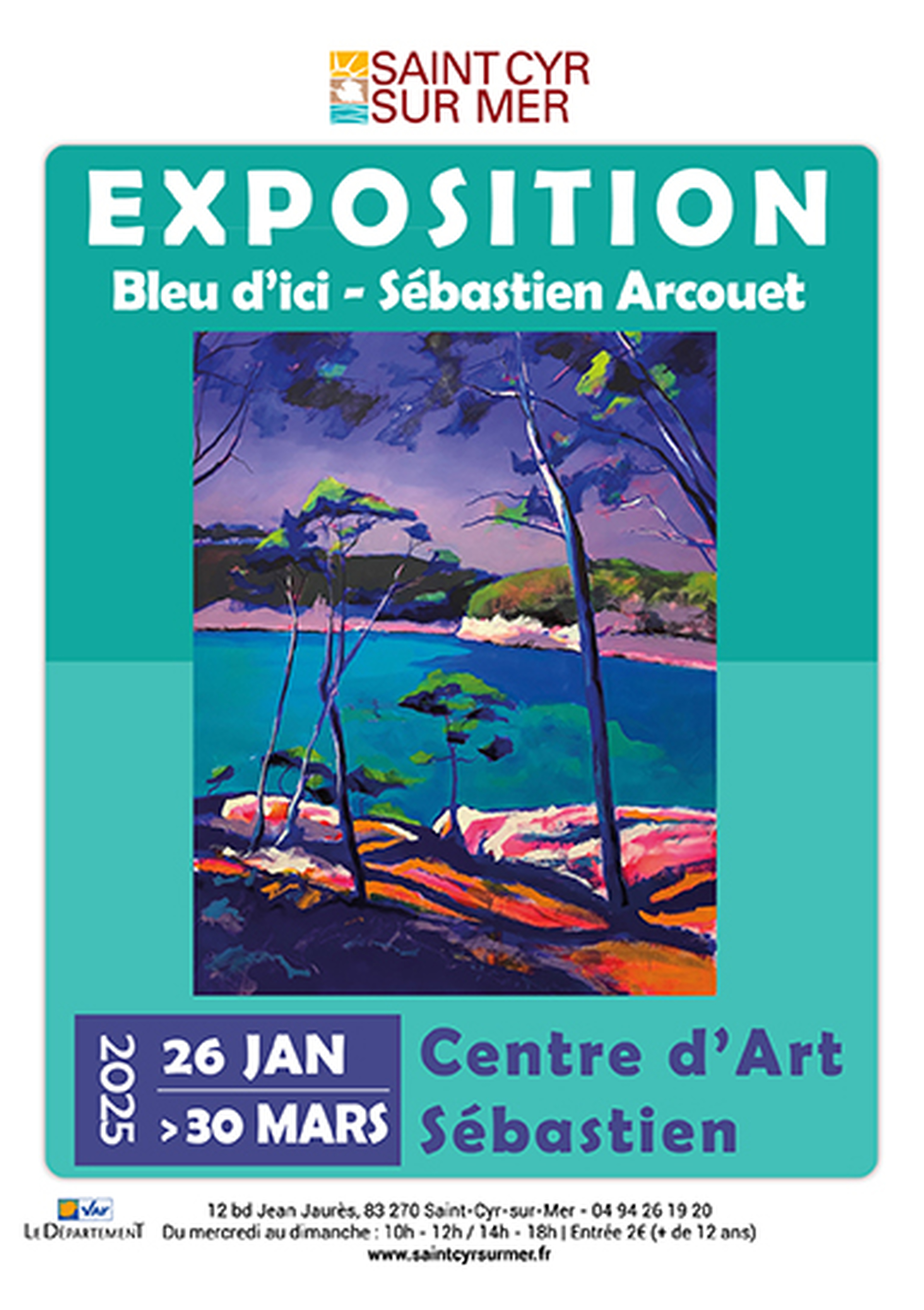 Exposition "bleu d'ici" -  Sébastien Arcouet._Saint-Cyr-sur-Mer